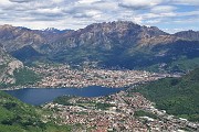 74 Spettacolare vista su Lecco-Valmadrera, il lago, il Resegone